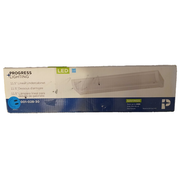 Progress Lighting P700001-028-30 Hide-a-Lite V Undercabinet 11.5 inch White - Picture 1 of 8